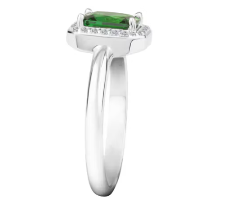 Anillo Tesori Circonitas Blancas y Verdes SAIW76