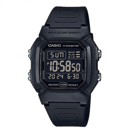 Reloj Digital Hombre Negro W-800H-1BVES