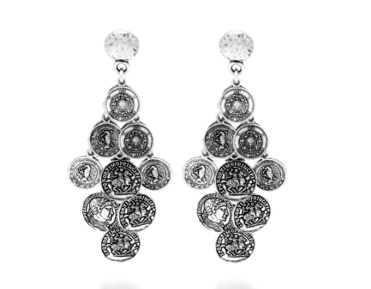 Pendientes Moneda 10163