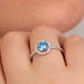 Anello Tesori Perla Acquamarina SAIW97