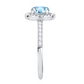 Anello Tesori Perla Acquamarina SAIW97