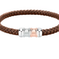 Pulsera Hombre Moody Cuero Marrón SQH54