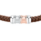 Pulsera Hombre Moody Cuero Marrón SQH54