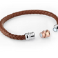Pulsera Hombre Moody Cuero Marrón SQH54