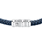 Pulsera Hombre Correa Cuero Azul SQH55