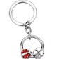 Llavero Ladybug y Trébol de Cuatro Hojas Plata SD7314