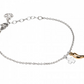 Bracciale con Quadrifoglio e Cornetto Portafortuna Rosato PF/BR68