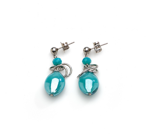 Pendientes Grimani B Basic Azul Claro OR586A07