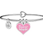 Pulsera Rígida de Plata con Colgante Corazón 731751 