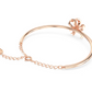 Volta Pulsera Rígida Lazo Rosa 5647565