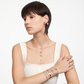Collar con colgante de lazo rosa Y Volta 5647569