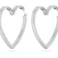 Pendientes de aro Matrix con corazones grandes 5647591