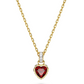 Collana Pendente Stilla Cuore Rosso 5648750