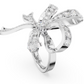 Volta Anillo de cóctel con lazo blanco 5647725