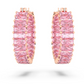 Pendientes Aro Matriz Rosa 5657726