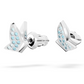 Pendientes de tuerca con mariposa azul Lilia 5662183