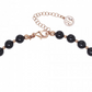 Collana con Perle Naturali e Ossidiana GR734RS