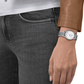 Reloj Mujer Everytime Pequeño Acero y Blanco T1092101103100