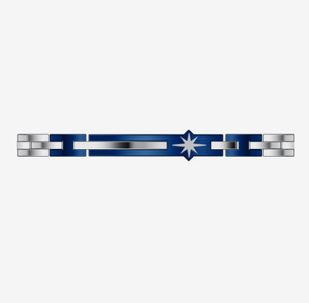 Pulsera Hiteck para Hombre en Acero y Azul EHB227