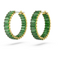 Pendientes Aro Matriz Verde 5658651