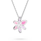 Colgante Gema Flor Rosa 5662493