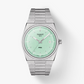 Reloj Prx Hombre Acero y Verde Tiffany T1374101109101
