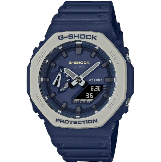 Orologio Uomo G-Shock Gs Basic Blu Multifunzione GA-2110ET-2AER