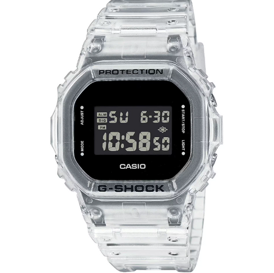 Reloj G-Shock Transparente para Hombre DW-5600SKE-7ER