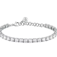 Pulsera Tesori Tennis de Plata con Circonitas SAIW124