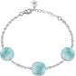 SAKK83 Brazalete de gema ojo de gato