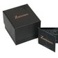 Pulsera Hombre Plata y Caucho Negro ESB018B-N