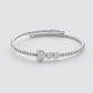 Bracciale Design Con Cuori KBRD1535B