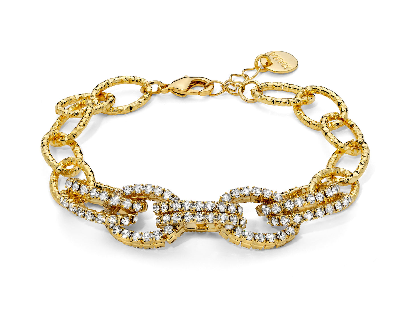 Bracciale Dorato con Cristalli KBRD1768G