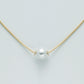 Collana Pearl Dorata e Zirconi KCLD3907G