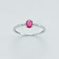 Anillo Rubí con Diamantes LID3048VX