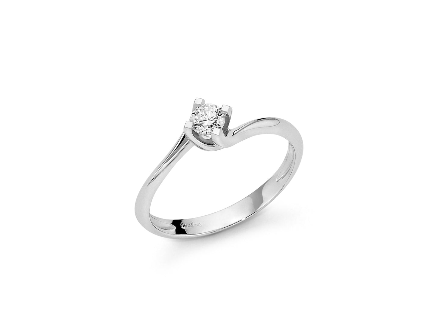 Anillo solitario de diamantes LID5180-025G7