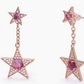 Pendientes Pink Starlet Con Estrella De Turmalina 563557
