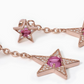 Pendientes Pink Starlet Con Estrella De Turmalina 563557