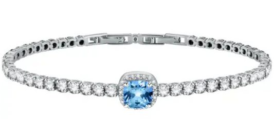 Bracciale Precious Silver e Gemma Blu SAIW112