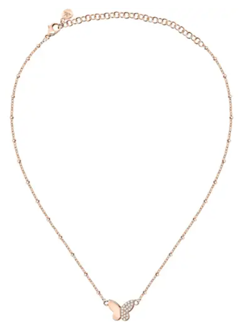 Collana Farfalla Rosata SAUN03