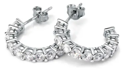 Pendientes Círculo Plata SAIW119