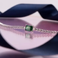 Pulsera Treasures de Plata con Piedras Blancas y Verdes SAIW91