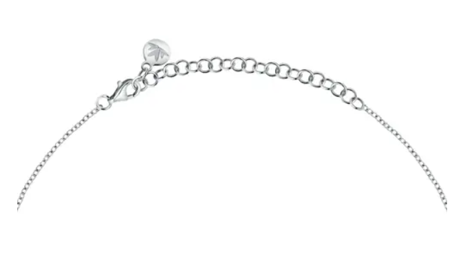 Collar Treasures en Plata Azul SAIW108 