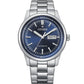 Reloj Automático Hombre Acero y Azul NH8400-87L