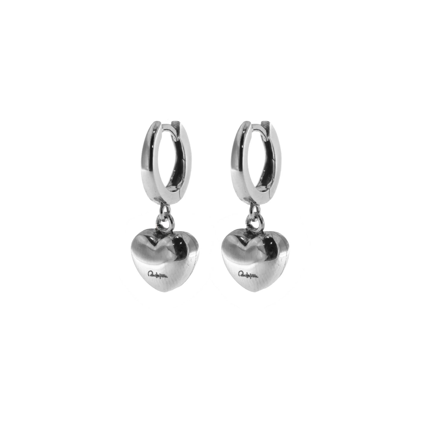 Orecchini I Sogni Son Desideri Clips Cuore Rodio OR-EF 02 STE RH