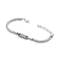 Bracciale Uomo 4US Acciaio e Pvd Nero 4UBR5008