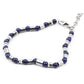 Bracciale Uomo 4US Acciaio con Sfere Blu 4UBR4067