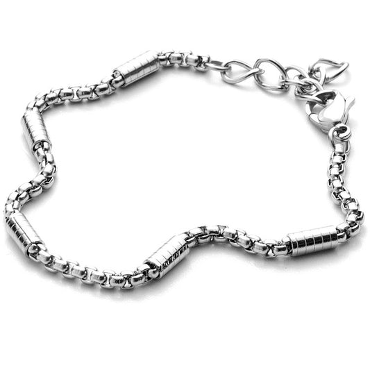 Pulsera Hombre 4US Cilindro Plata 4UBR3490