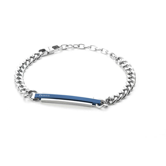 Pulsera de hombre 4US Bridge en plata y azul claro 4UBR3276