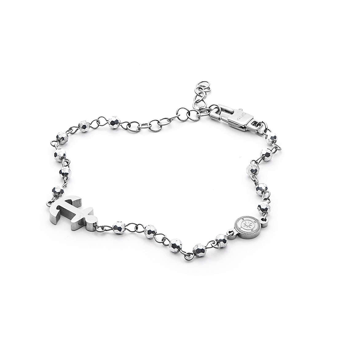 Bracciale Uomo 4US Argentato Ancora 4UBR4464